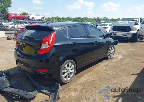 2012 Hyundai Accent Se from USA, damaged, VIN KMHCU5AE3CU010510